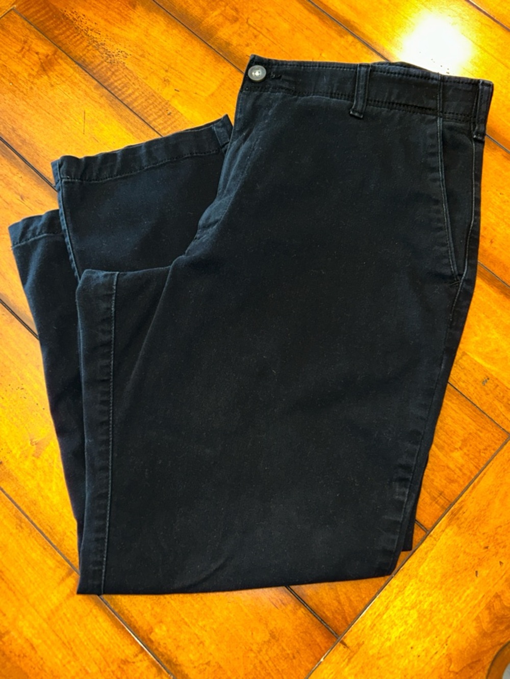 Lee Men's Black Chino Pants